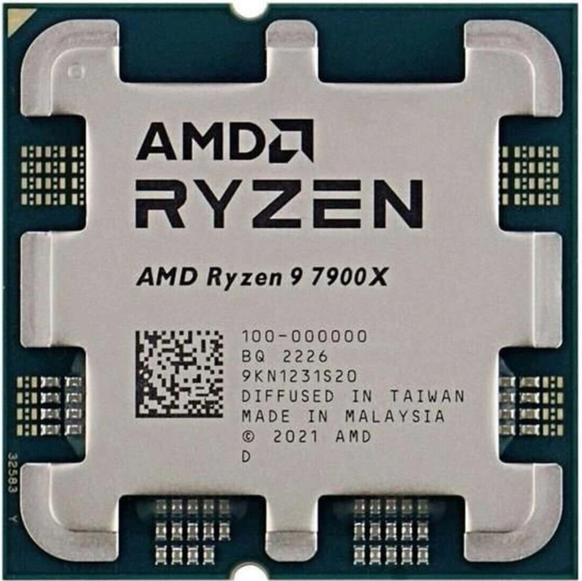 Ryzen 9 7900x 78mb 12çekirdekli O/b Uhd Am5 170w Kutusuz+fansız-115848