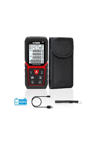 Kobb Kbl50 50m Profesyonel Li-ion Şarjlı Lazer Metre N11.88