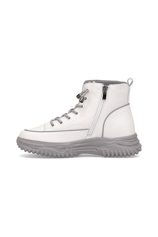 Guja 25k310-13 Kadın Hakiki Deri Sneaker Bot Gri Gri