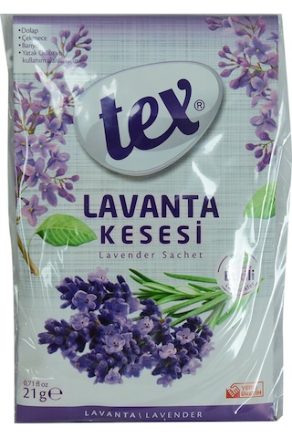 Tex Dolap Çekmece Banyo Lavanta Kesesi Askılı Oda Kokusu 21 G