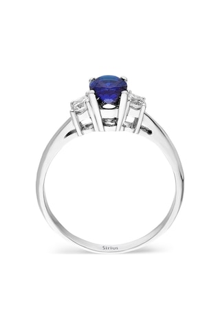 Sirius Pırlanta Ve Oval Safir Taşlı Yüzük 0817R0043