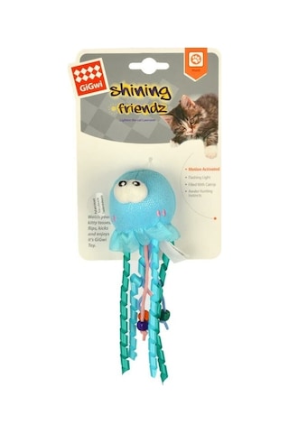 Gigwi Catnipli Işıklı Ahtapot Kedi Oyuncağı