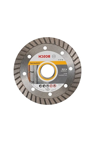 115 Mm Turbo Segmanlı Elmas Kesme Diski, Gri Renkli Ve Dayanıklı Açık Ceviz