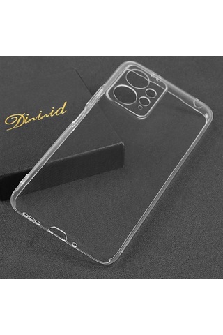 Xiaomi Uyumlu Redmi Note 12 4g Kılıf Zore Şeffaf Süper Silikon Kapak