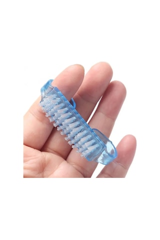 Koodmax Mini Tırnak Temizleme Fırçası Tırnak Toz Temizleme Fırçası Mavi