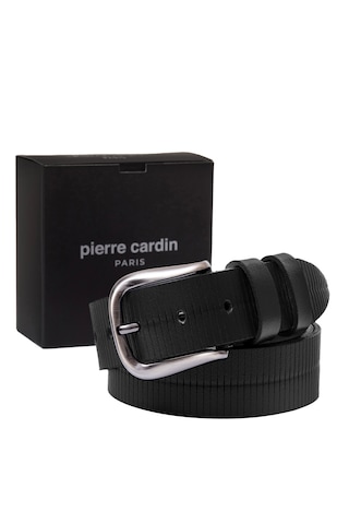 Pierre Cardin Deri Erkek Kemeri En 4 Cm Pc4160 Siyah