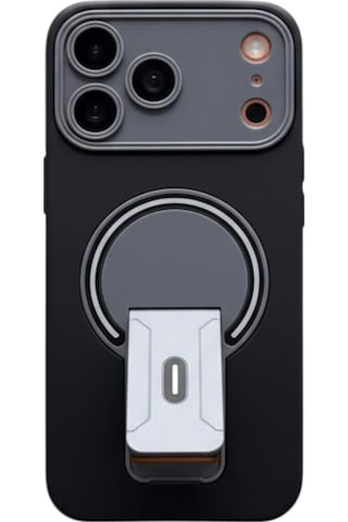 Apple Uyumlu iPhone 17 Pro Max Uyumlu Kapaklı Kılıf Siyah