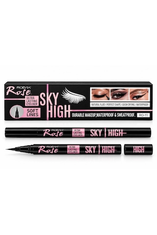 Rosıa Rose Ultra Kalıcı Suya Dayanıklı Likit Eyeliner 0