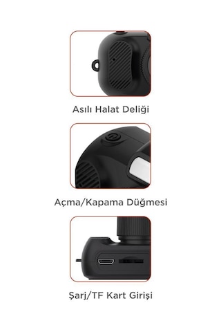Torima Cmr-37 Siyah Mini Dijital Video Fotoğraf Makinesi Kamera Siyah
