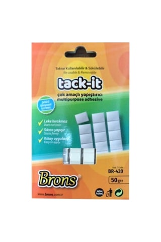 Hamur Yapıştırıcı Tack-it 50 Gr 3 Adet Paket Br-420
