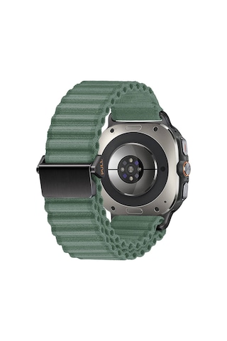 Samsung Galaxy Uyumlu Watch Ultra 47mm Kordon Naylon Kumaş Hasır Örgülü Ocean Tasarım Kordon 120