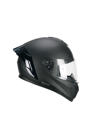 Cgm 330a Rıot Sport Kapalı Spoyler Kask Siyah