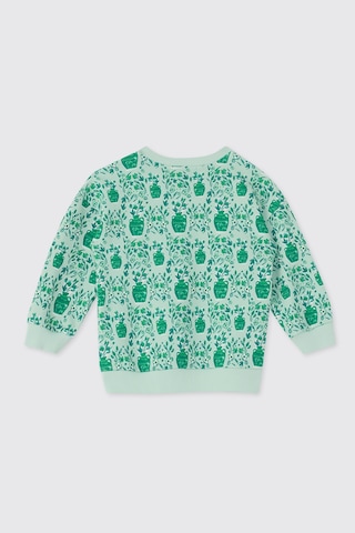 Panço Kız Çocuk Desenli Sweatshirt Mint