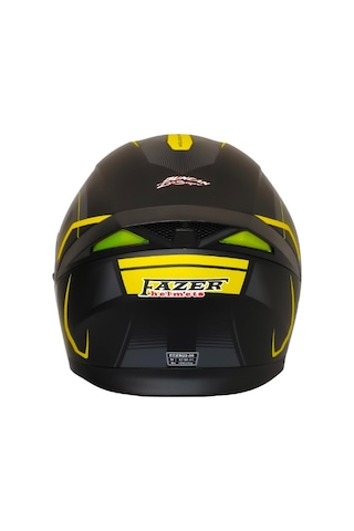 Fr-965 Durcan Yellow Motosiklet Kaskı Çene Açılır Güneş Vizörlü Motorcu Kask Çok Renkli