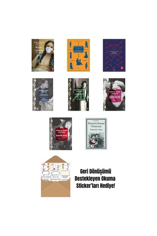 Hüseyin Rahmi Gürpınar 8 Kitap Set + Okuma Sticker'ları