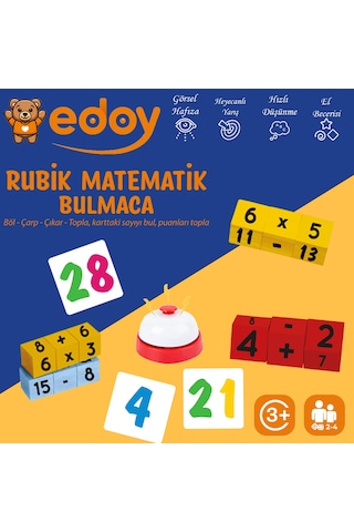 Küçük Yaş Gelişim Eğitici Oyuncaklar Sabır Küpü Matematik Bulmaca Oyunu
