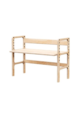 Woodesk Nido,montessori Ahşap Çocuk Masa Ve Taburesi, Cpt4772-100 Naturel