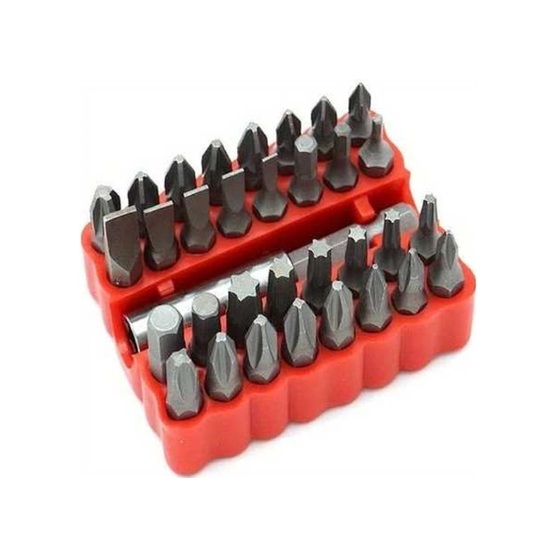 Trendooze 33 Parça Promaster Tornavida Uçları Seti - Kırmızı, Manyetik