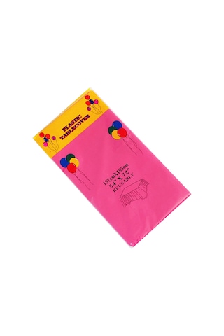 Padalink 137x183 Cm Pembe Pe Masa Örtüsü - Kaliteli, Şeffafsız, Tek Parça - Doğum Günü, Parti, Piknik İçin - Lehimli Ve Kolay Temizleme