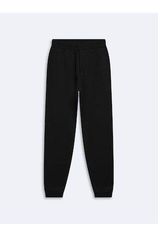 LTB Regular Fit Ribanalı Lastik Paça Siyah Eşofman