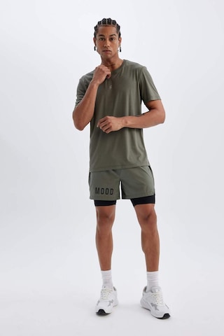 DeFactoFit Slim Fit Dar Kesim Fermuarlı Telefon Cepli Sporcu Taytlı Şort Z2147AZ24AUKH398