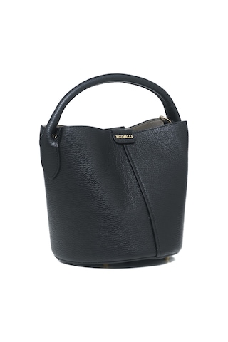 Omuz Çantası Kadın Loana M Piumelli Milano Bag D28 Black Siyah