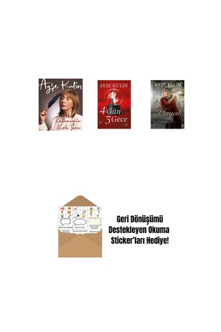 Kalemimle Kırk Sene Ciltli + 4 Gün 3 Gece + Hayal + Okuma Sticker'ları