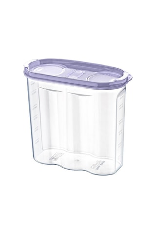 Buffer® 8 Adet 2 Kapaklı Ölçekli Erzak Saklama Kutusu Kabı 17 L Çok Renkli