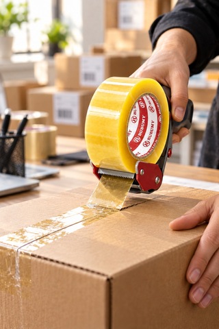 3 Adet Koli Bandı Şeffaf 45 Mm X 100 Metre Güçlü Yapışkanlı Paketleme Bantı Bantları Kopmayan