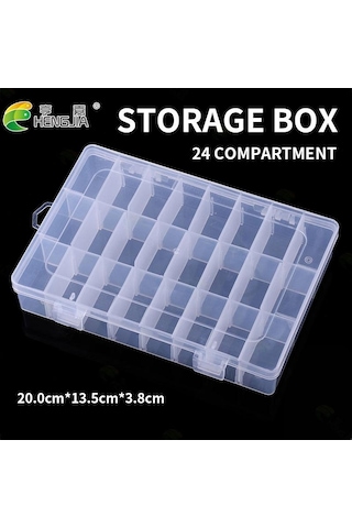 24 Hücre Plastik Balıkçılık Sahte Yemli Olta Takımı Kutusu Saklama Kutusu Taşınabilir Mücadele Çok Fonksiyonlu Organizatör Balıkçılık Kutuları