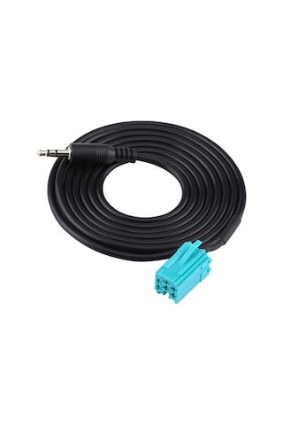 Springsun Renault Aux Mp3 Kablosu - "update List" Radyolar İçin, Pvc + Bakır Çekirdek, 150cm Uzunluk, Dayanıklı, Cd Değiştiriciyle Uyumlu 2005-2011 Modeller