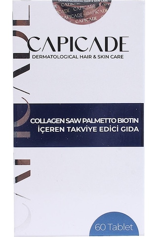 Collagen Saw Palmetto Biotin İçeren Takviye Edici Gıda 60 Tablet