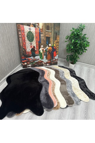 My Evilla Modern Dekoratif Jel Kaymaz Taban Rabbit Post+peluş 001