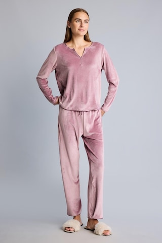 Defacto Regular Fit V Yaka Uzun Kollu 2li Velur Pijama Takımı A3356ax26aubr97 Bordo-br97