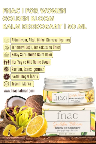 %100 Doğal İçerikli Ter Kokusu Önleyici Krem Deodorant Alüminyumsuz Alkolsüz Doğal Deodorant Kadın