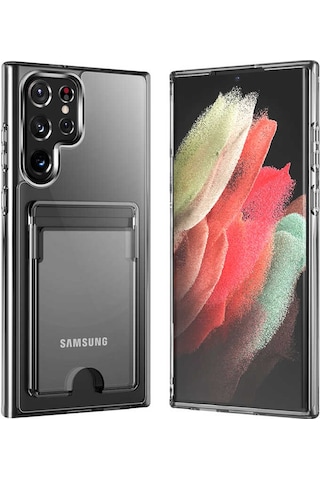 Galaxy S21 Ultra Kılıf Zore Ensa Kapak Renksiz