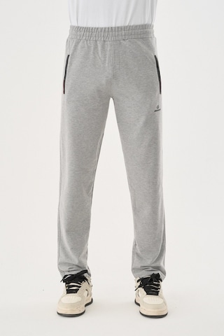 Shooter Sportswear Mevsimlik Antrasit Erkek Eşofman Altı Rahat Kalıp Fermuar Cepli Düz Paça Gri