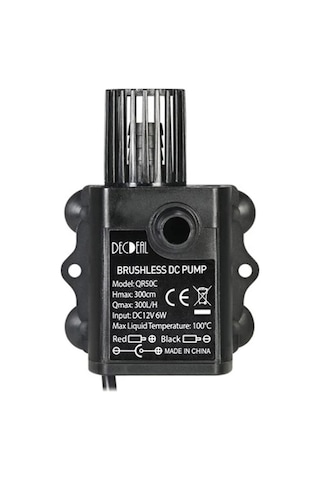 Dc12v Güneşçi Mikro Fırçasız Soğuk Su Dolaşım Çeşmesi Su Pompası, Boyut:qr50c