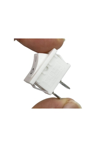 Ic-120b Mini Işıksız Anahtar 2p On-off Beyaz