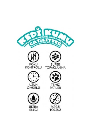 Happy Topaklanan Bentonit Marsilya Sabunlu Kedi Kumu 5 L