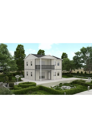128 M2 Çift Katlı Prefabrik Ev