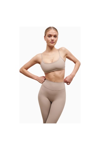 Because Of Alice Because Of Alicebase Sculpting Cami Bra Şekillendirici Spor Sütyeni Bej