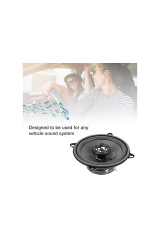 Moveevo 12v 400w Evrensel Araç Hoparlörü, 5 İnç Abs + Mıknatıs Malzeme, Güçlü Ve Net Ses Ts-506