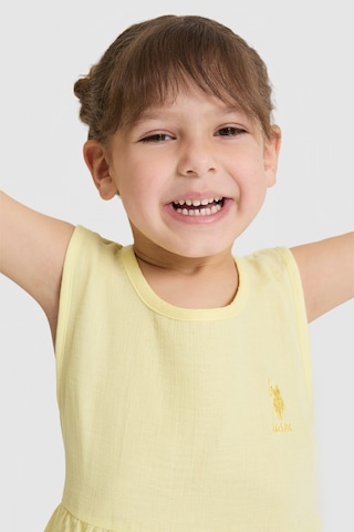 U.s. Polo Assn. Kız Çocuk Sarı Pijama Takım 50326613-vr044