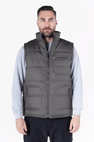 Polarlı Elyaf Takviyeli İş Yeleği Gri