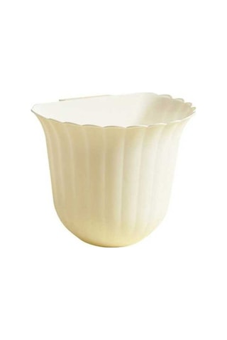 Tongxida Çok İşlevli Asılı Mutfak Çöp Kutusu Bahçe Çiçek Masaüstü Çöp Kutusu Siyah Siyah