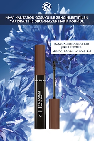 Kaş Şekillendirici Ve Sabitleyici Maskara Profesyonel Kaş Bakımı 4ml-kestane Kahverengi