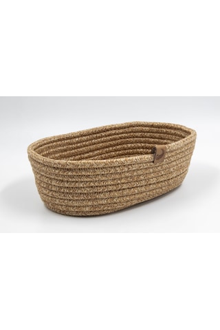 Klappe Design Hasır Ekmek Sepeti, Takı Sepeti 20x26x8cm