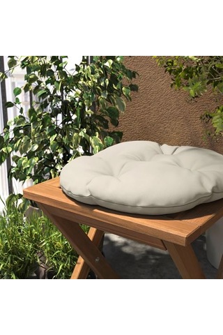 Ikea Kuddarna Dış Mekan Sandalye Minderi, Açık Gri-bej, 35 Cm