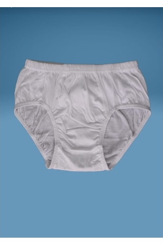 Faal 5'Li Paket %100 Pamuk Erkek Çocuk Slip Külot Beyaz